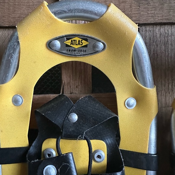 Atlas Snow Shoe 718 Jr. Junior Snow Shoe Silver & Yellow Youth Kids Child - Picture 2 of 6